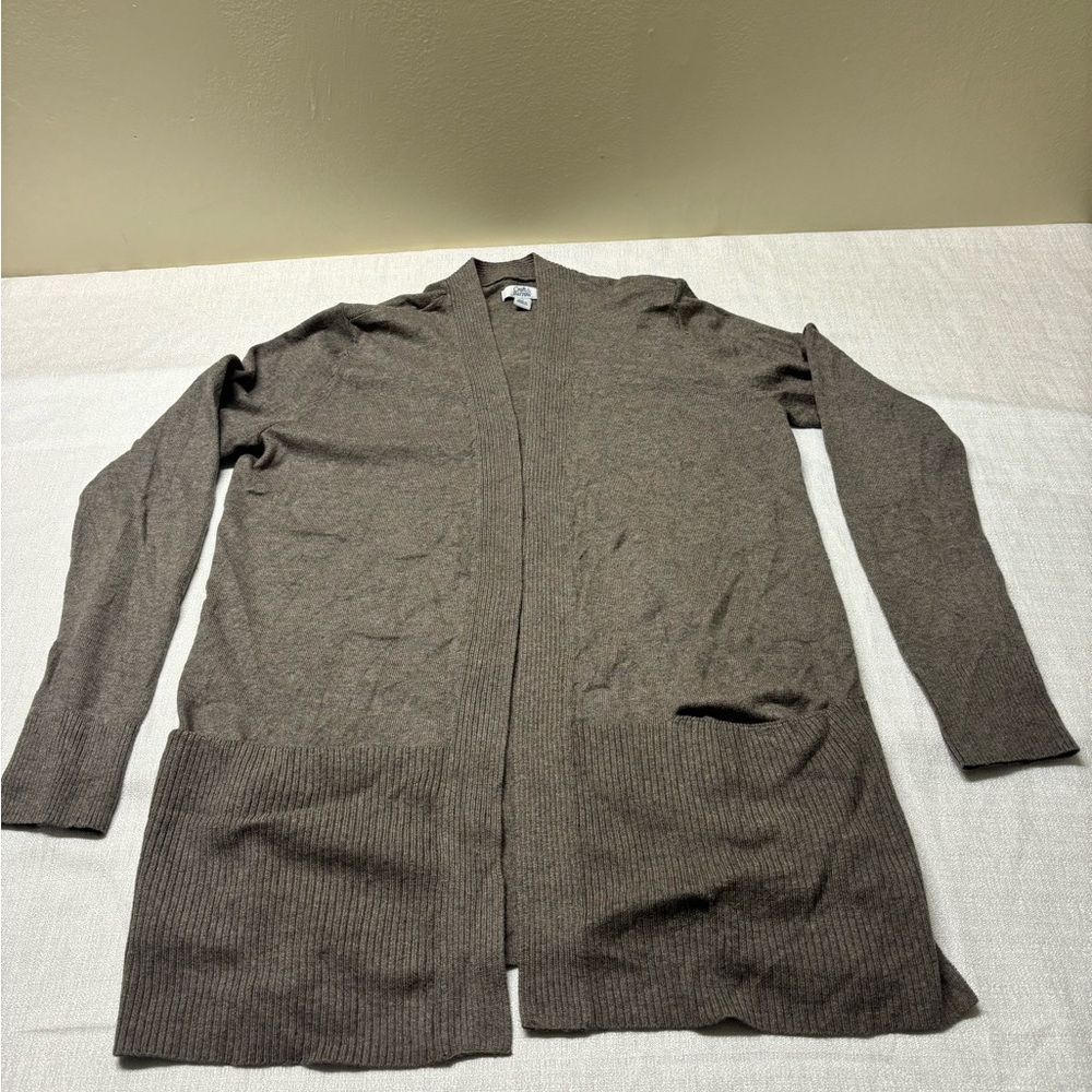 Croft & Barrow Taupe Knit Cardigan‎